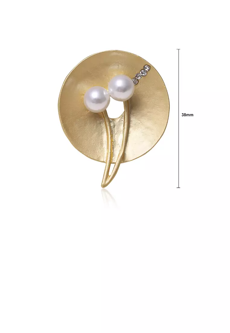 Real sale pearl brooch