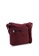Bagstation red Crinkled Nylon Multi-Compartment Sling Bag B4ECDAC6C93306GS_2