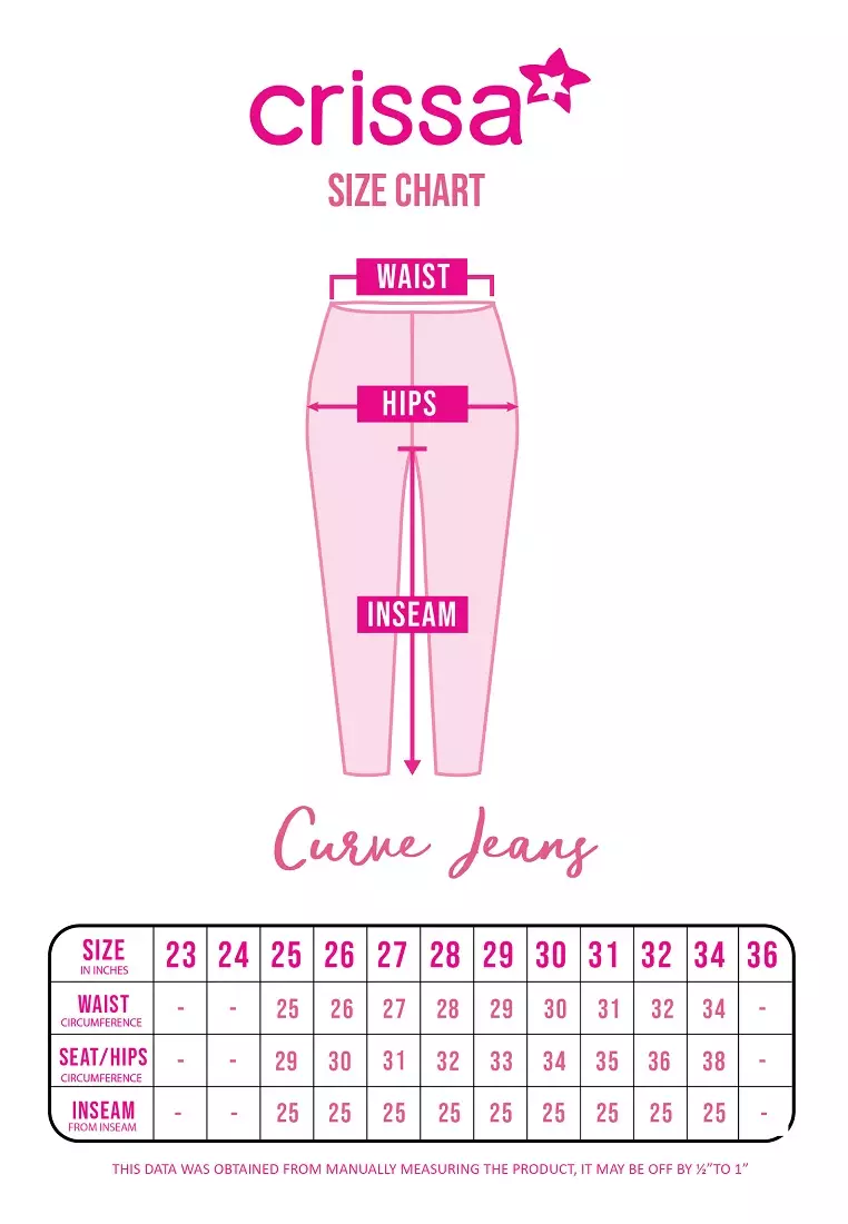 Denim Long Pants Mid Rise Slim Fit