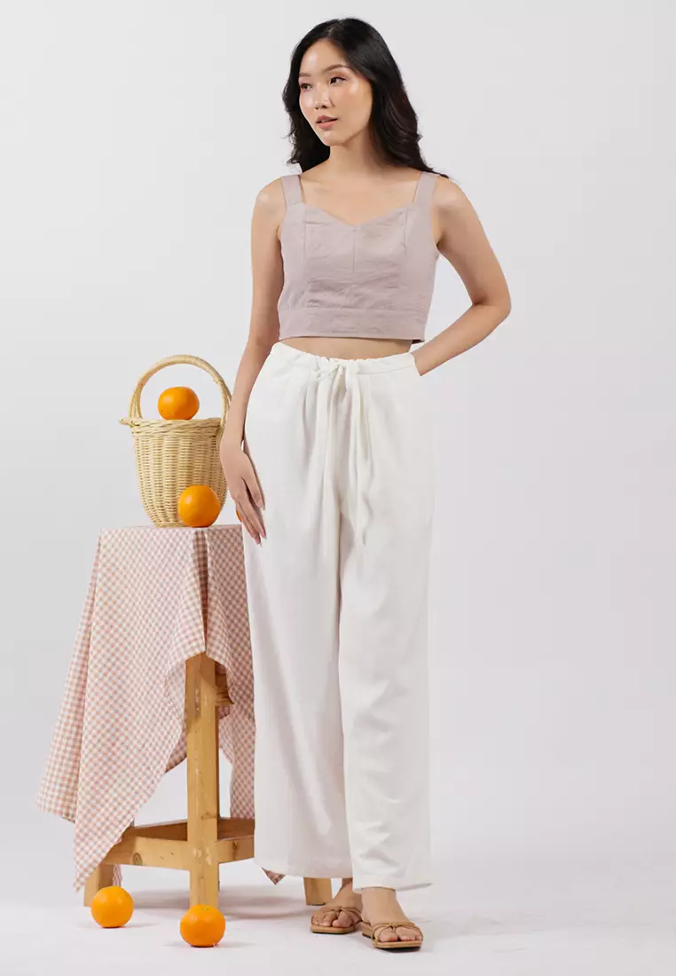 Comma Lounge Pants in White