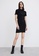 Urban Revivo black Lettuce Trim Neck Solid Dress B2C52AAA9745EFGS_7