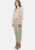 Dayze pink Kayla Front Twist Long Sleeve Shirting 87E02AADA90FBEGS_2