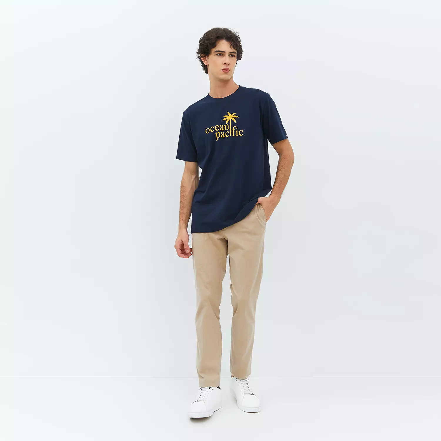 Ocean Pacific Men's T-shirt Regular Fit 03MTC25753 Navy