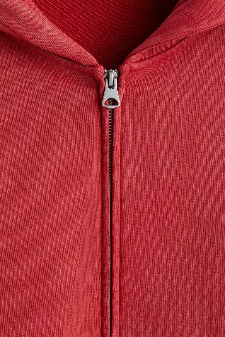 Zip-through hoodie