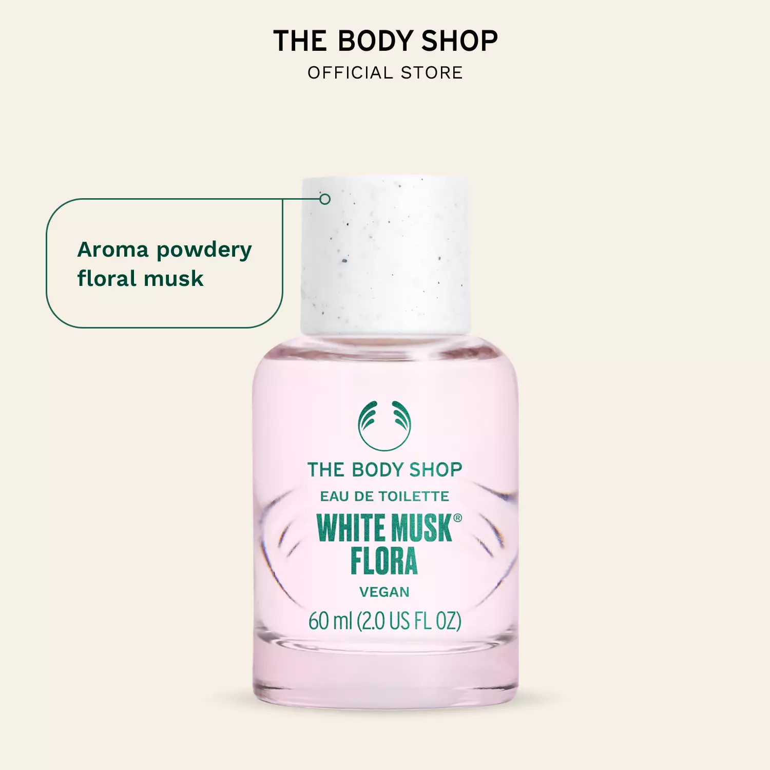 The Body Shop White Musk Flora Eau De Toilette Parfum EDT 60ml