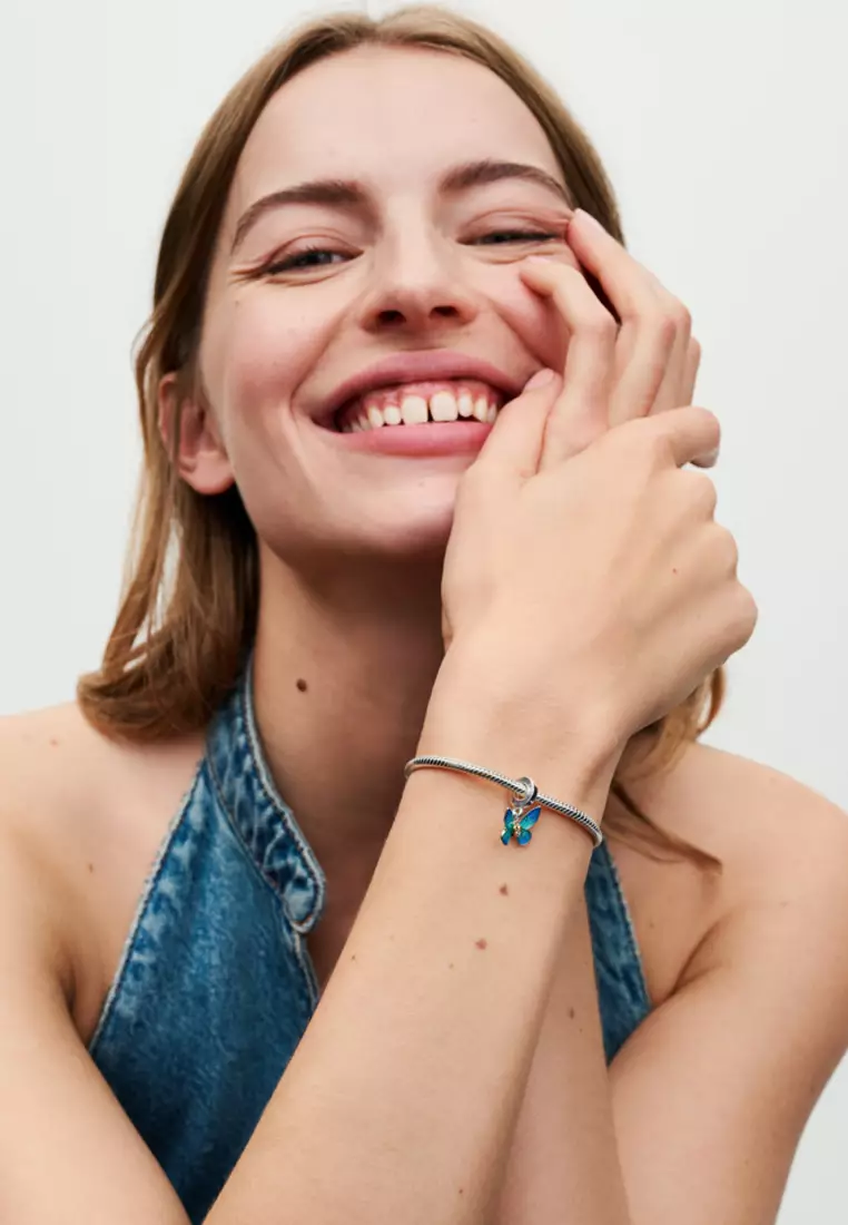 Buy PANDORA Pandora Club 2024 Butterfly Dangle Charm Online ZALORA