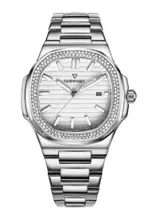 Silver, White