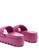 London Rag red Platform Slides with Woven Textured Straps in Fuchsia 08EA0SHF616C1CGS_3