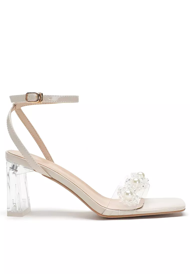 Buy Twenty Eight Shoes 7CM Rhinestone Strap Crystal Heel Sandals
