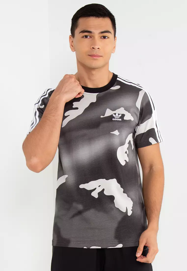 Buy ADIDAS graphics camo allover print t-shirt in Black 2024