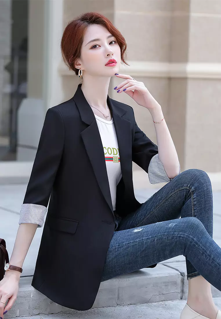 Half sleeve on sale blazer