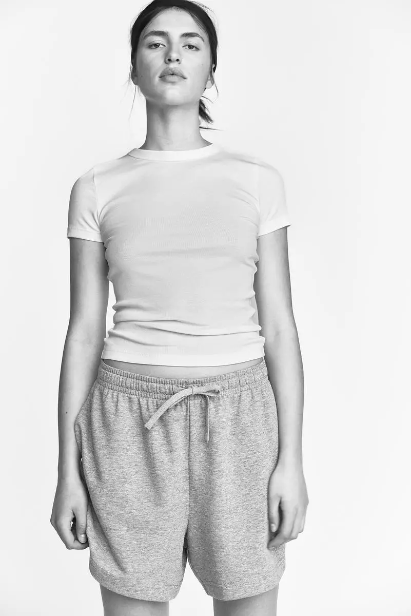 Loose-fit sweatshorts