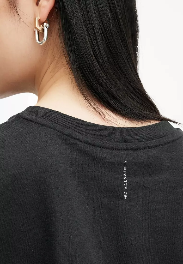 tシャツ RUE SPLIT SHOULDER CREW NECK T-SHIRT | RUE スプリット ショルダー クルー ネック Tシャツ レデ Buy AllSaints Rue Split Shoulder Crew Neck T-Shirt 2025