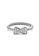 Her Jewellery silver Twisted Ribbon Ring -  Made with premium grade crystals from Austria HE210AC48ROHSG_1
