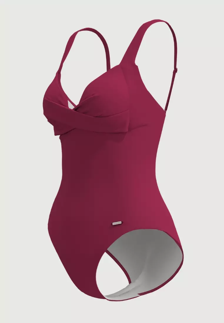 Core Solid Vigneto Cross Front Onepiece