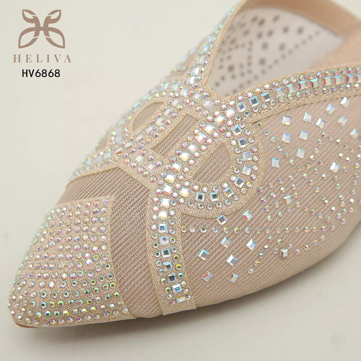 Heliva Jowy Lady Sandal Party Mesh Jewel Accessories