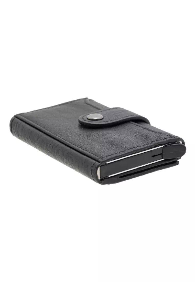 Leather Card Holder Slim Pop Up Card Case Wallet EWB 40163