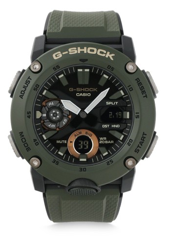 Jual G Shock Casio G Shock Jam Tangan Pria Beige Black Resin Ga 2000 3adr Original Zalora Indonesia