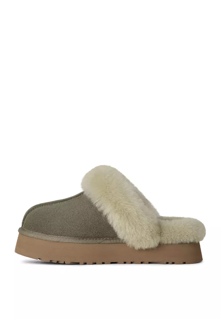 Women's Disquette Slipper - Moss Green / Muted Brass (1122550-MRNM)