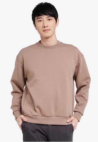 GLOBAL WORK beige Casual Knit Pullover 2D9E0AAC5585D6GS_1