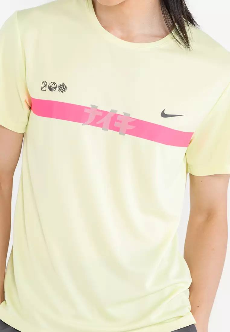 White & new arrivals pink nike shirt