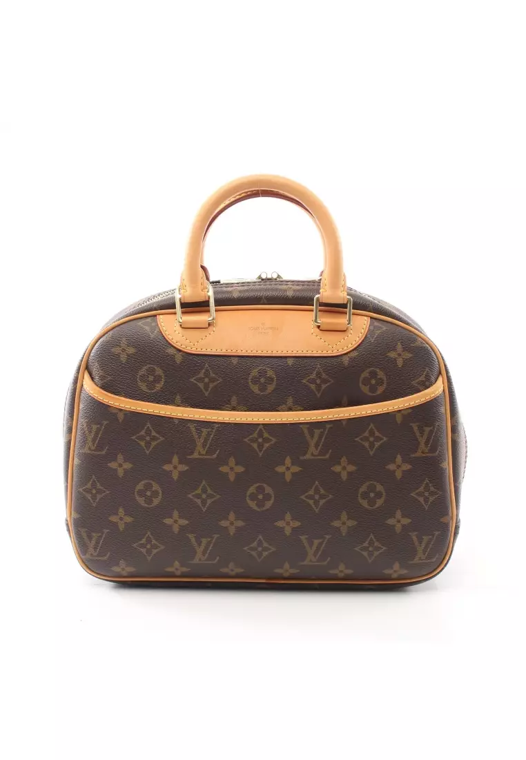 Brown Louis Vuitton Monogram Trouville Handbag