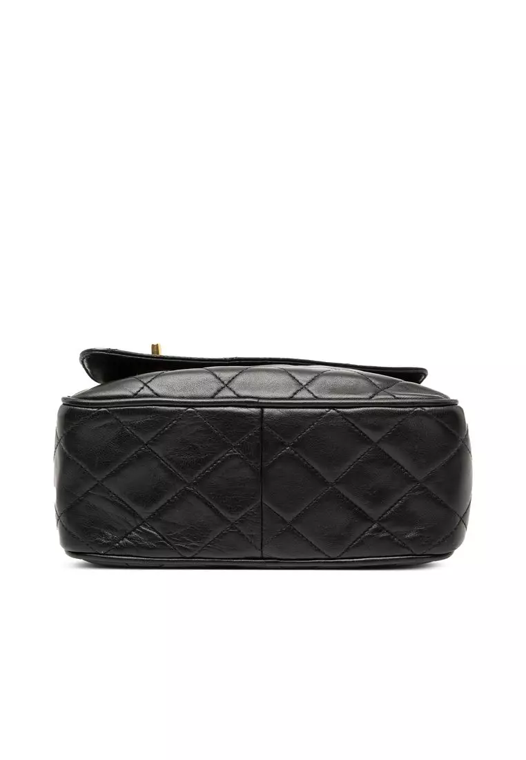 Pre-Loved Chanel Mini Cc Quilted Lambskin Tassel Camera Bag