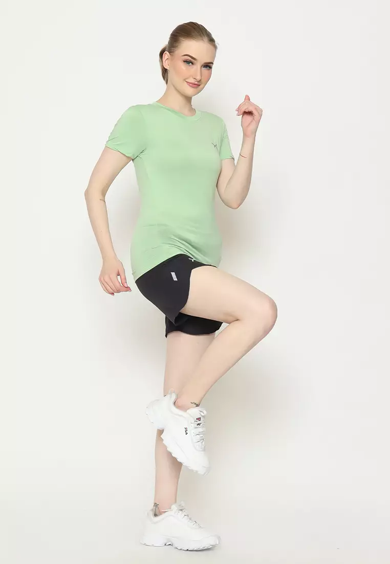FLEXZONE Sports Tee Women Multisport Series Milk Tea