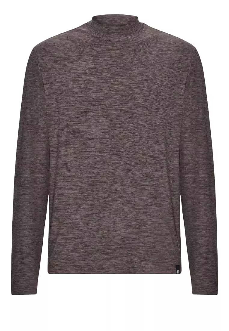 Buy BOGGI MILANO Long Sleeved Turtle neck T Shirt in Technical