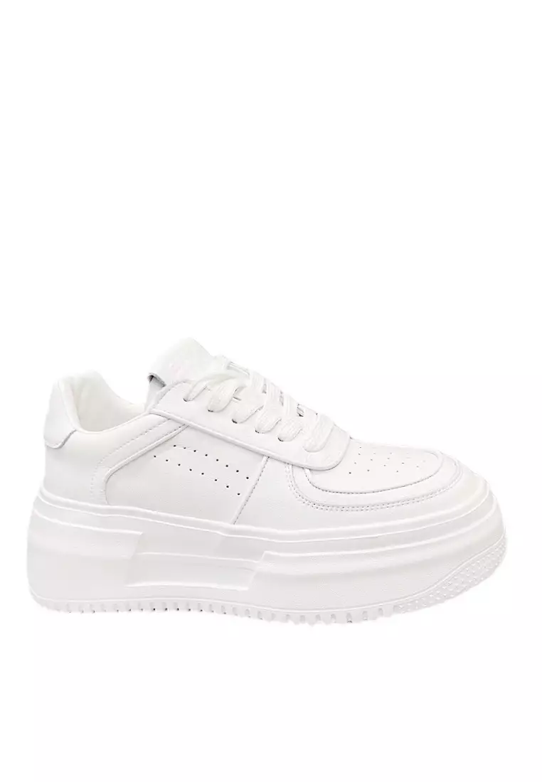 Discount on Twenty Eight Shoes  shoes - SKU: VANSA Stylish Cow Leather Lace-Up Platform Shoes  VPW-T160