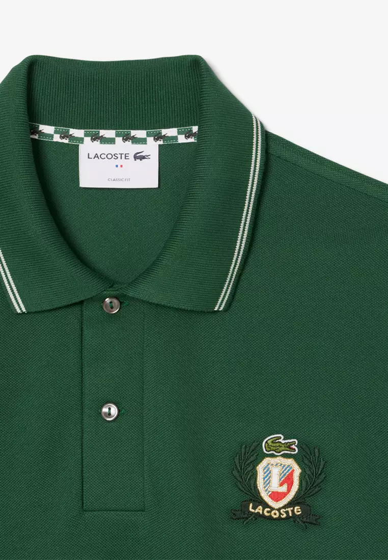 Classic Fit L.12.12 Embroidered Shield Polo Shirt
