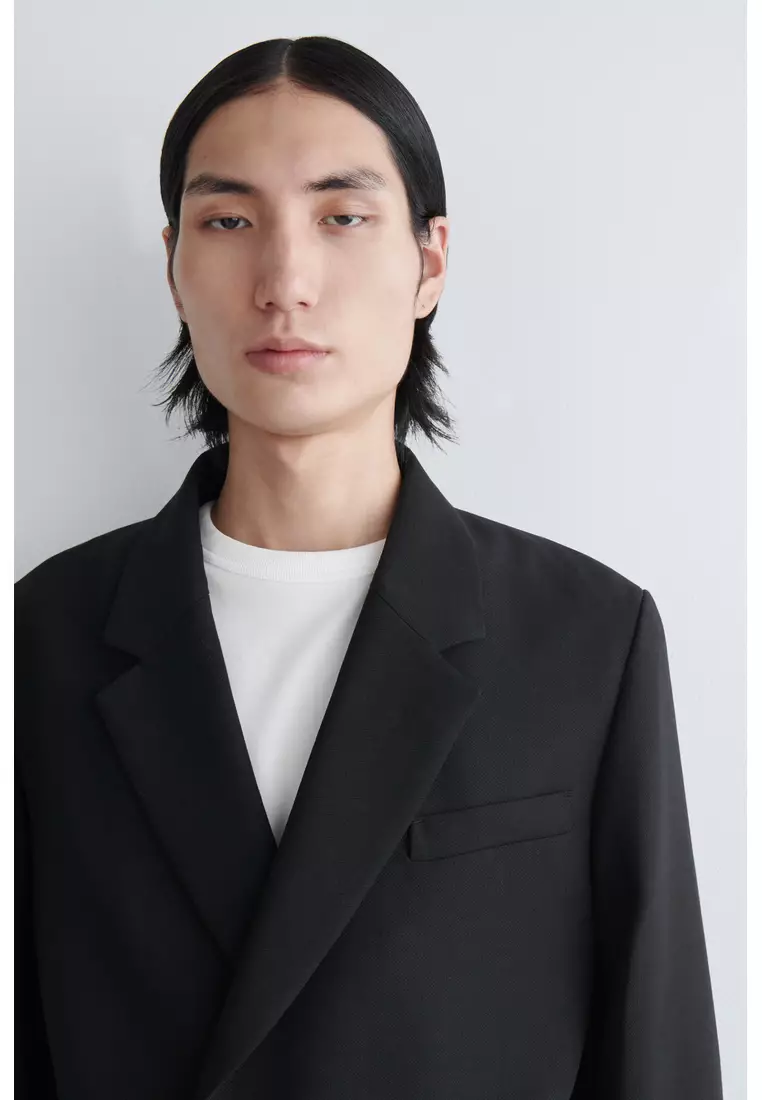 COS UNSTRUCTURED WOOL-BLEND BLAZER 2026 | Buy COS Online | ZALORA