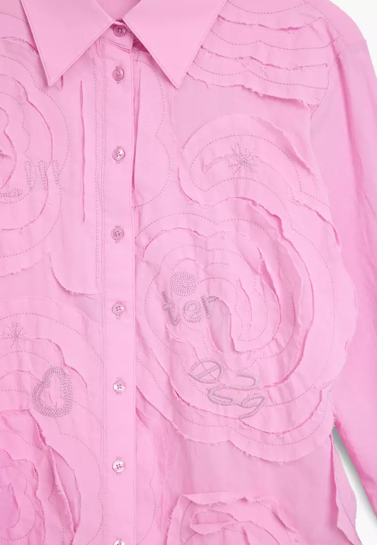 Wave Embroidery Shirt