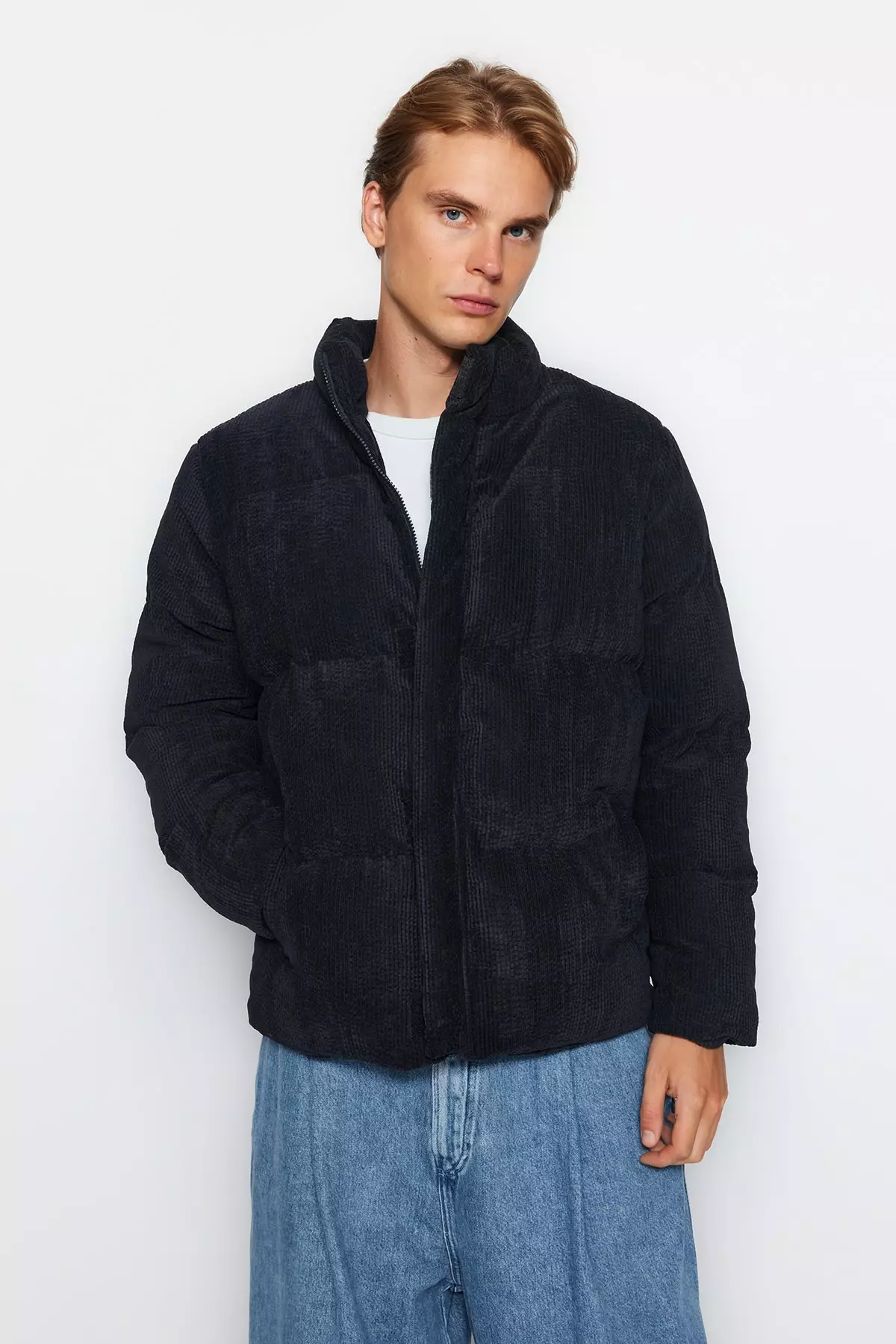Corduroy winter coat top