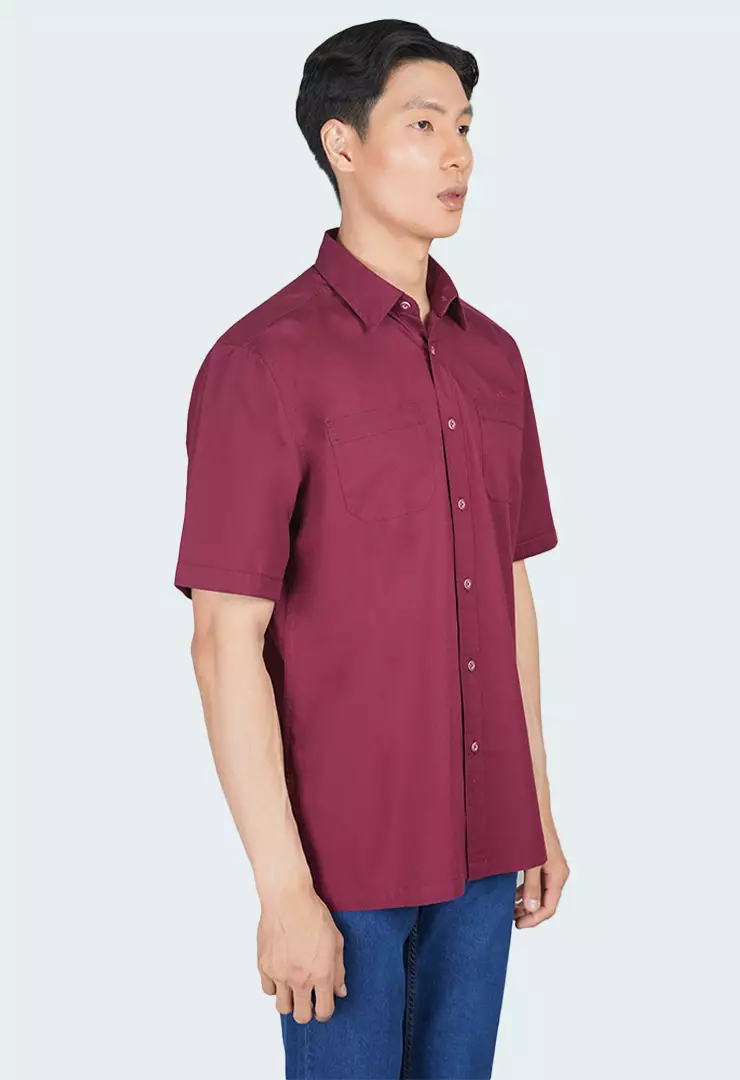 LGS - Livo Classic Collection -  Kemeja Casual Pria - Lengan Pendek - Motif Polos - CSH.271.K001