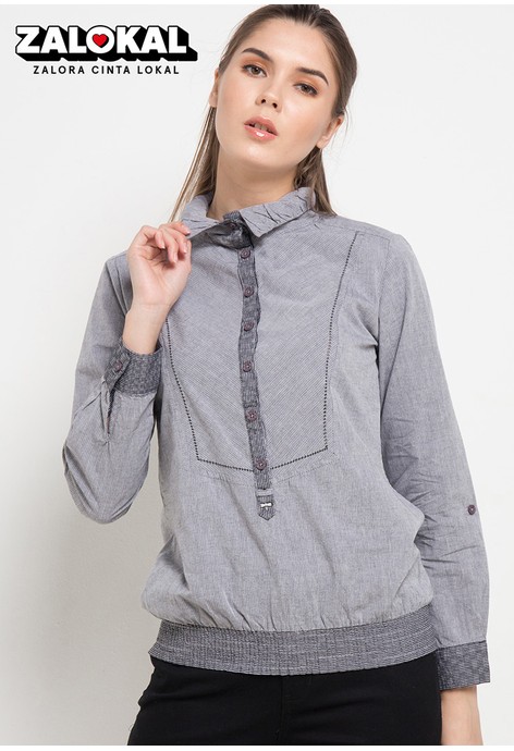 Model Baju  Lengan Pendek Bolong Kumpulan Model Kemeja