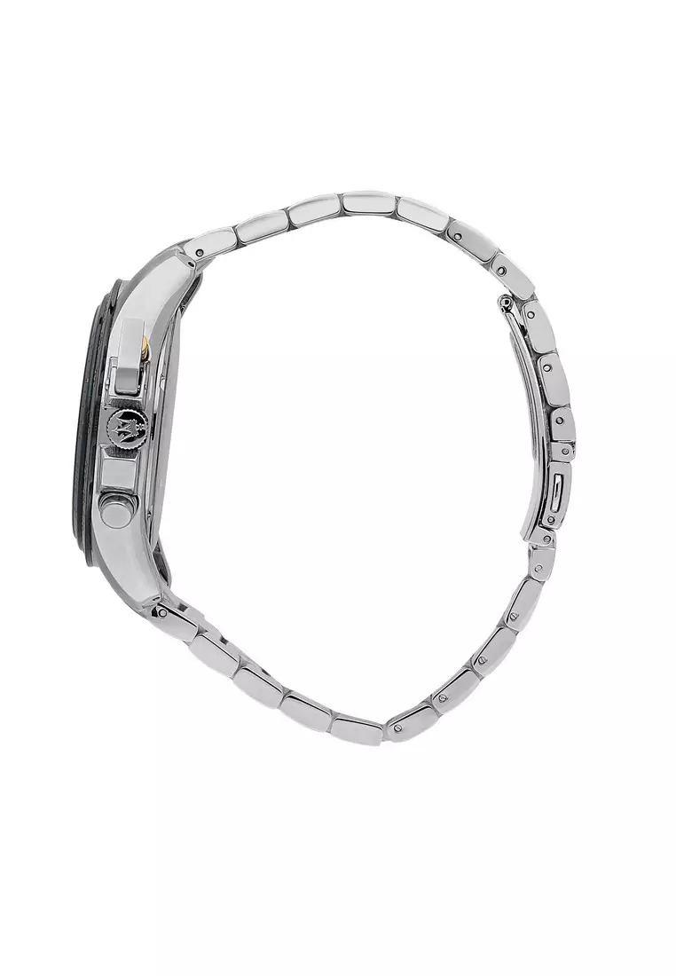 【Online Exclusive】Maserati Traguardo 45mm Men's Quartz Watch R8873612046 Japan Movement