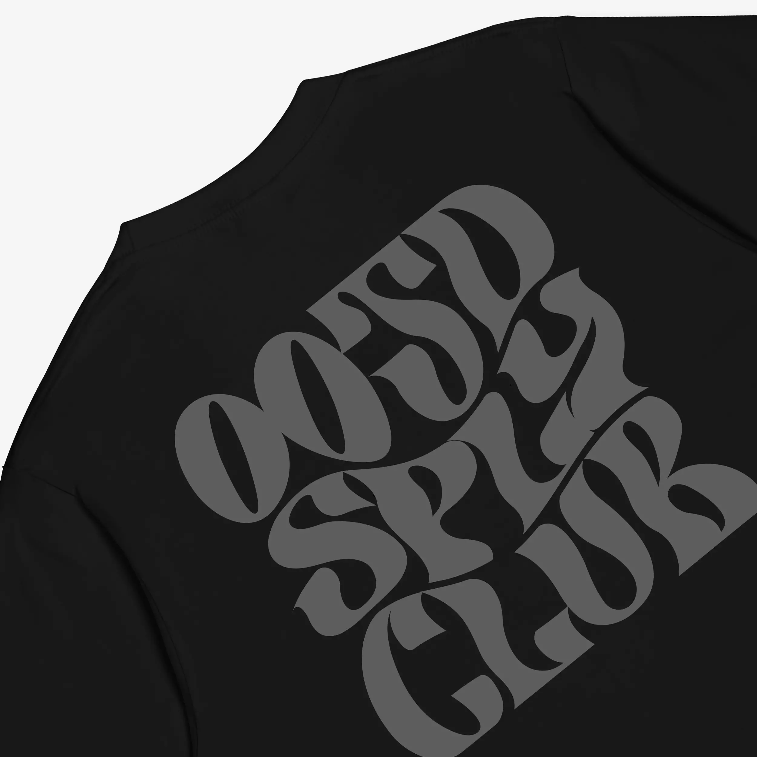 OOTDSUPPLY Reguler Tshirt 24s Liquify Black & Smokey Grey Color | Kaos Pria & Wanita TS111