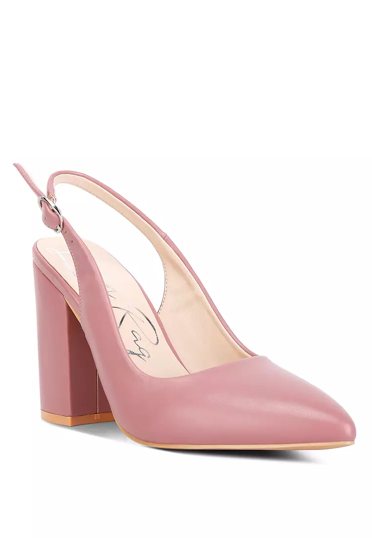 Blush clearance pointed heels