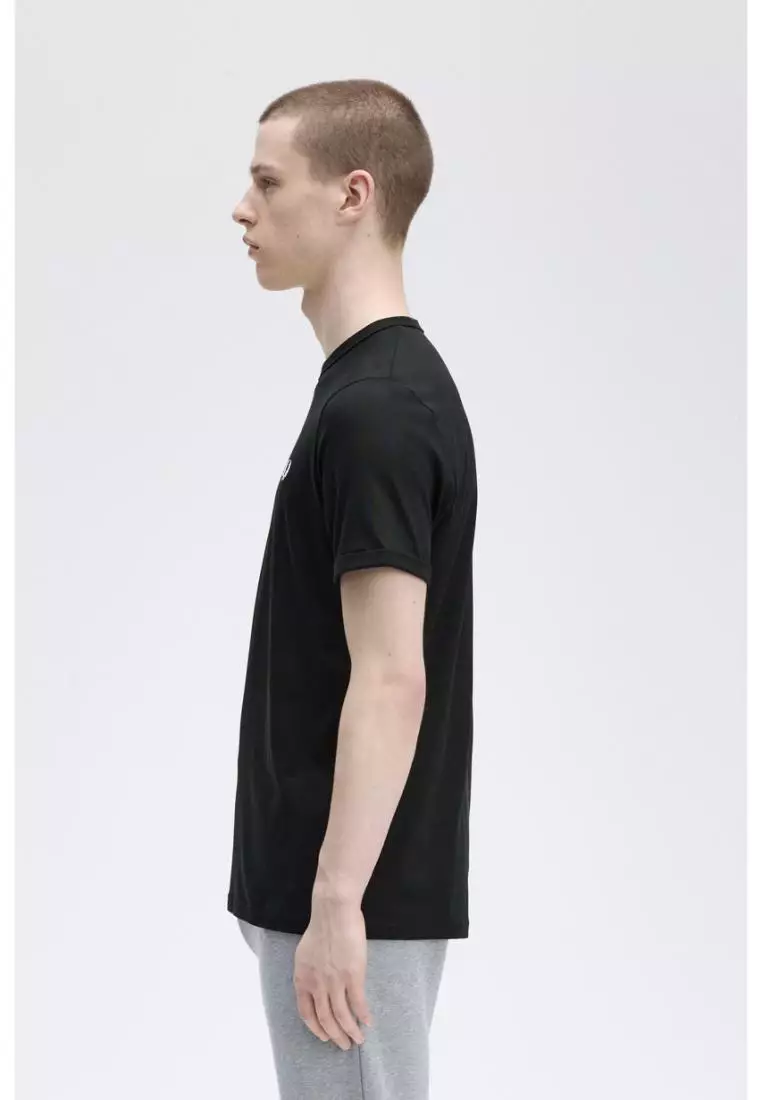 Fred Perry M3519 Ringer T-Shirt (Black)