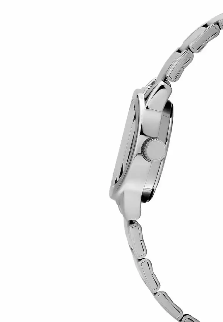 Women Analog Watch LTP-1230D-7C Silver Stainless Steel Strap