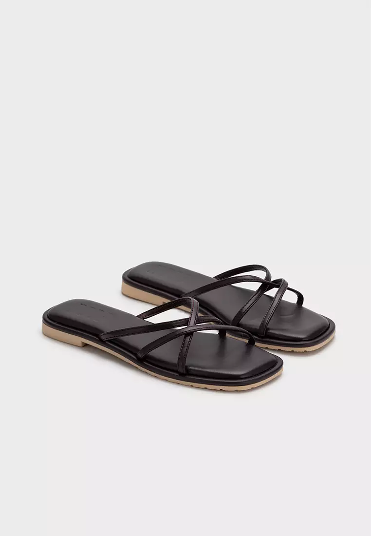 STRAPPY COMFORT FLAT SLIDE