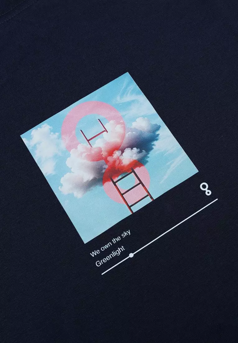 Greenlight Men's T-Shirt Short Sleeve Regular Fit Cotton Cloud OL-C260325