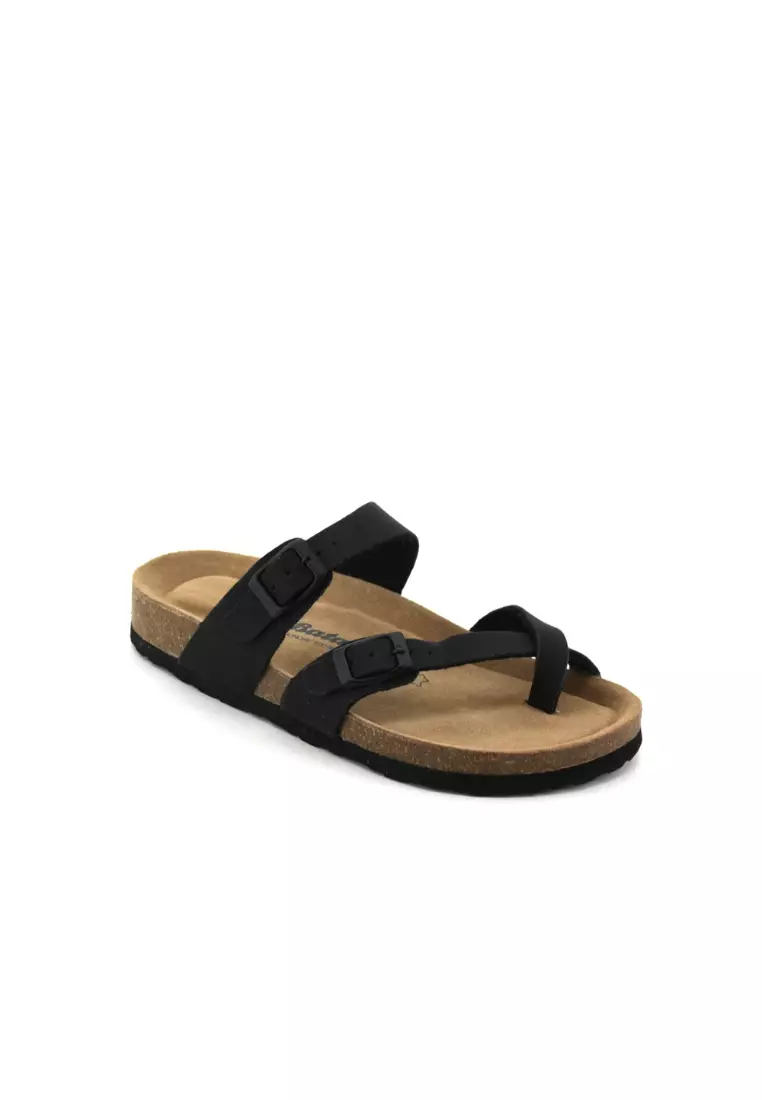 Bata on sale black sandals