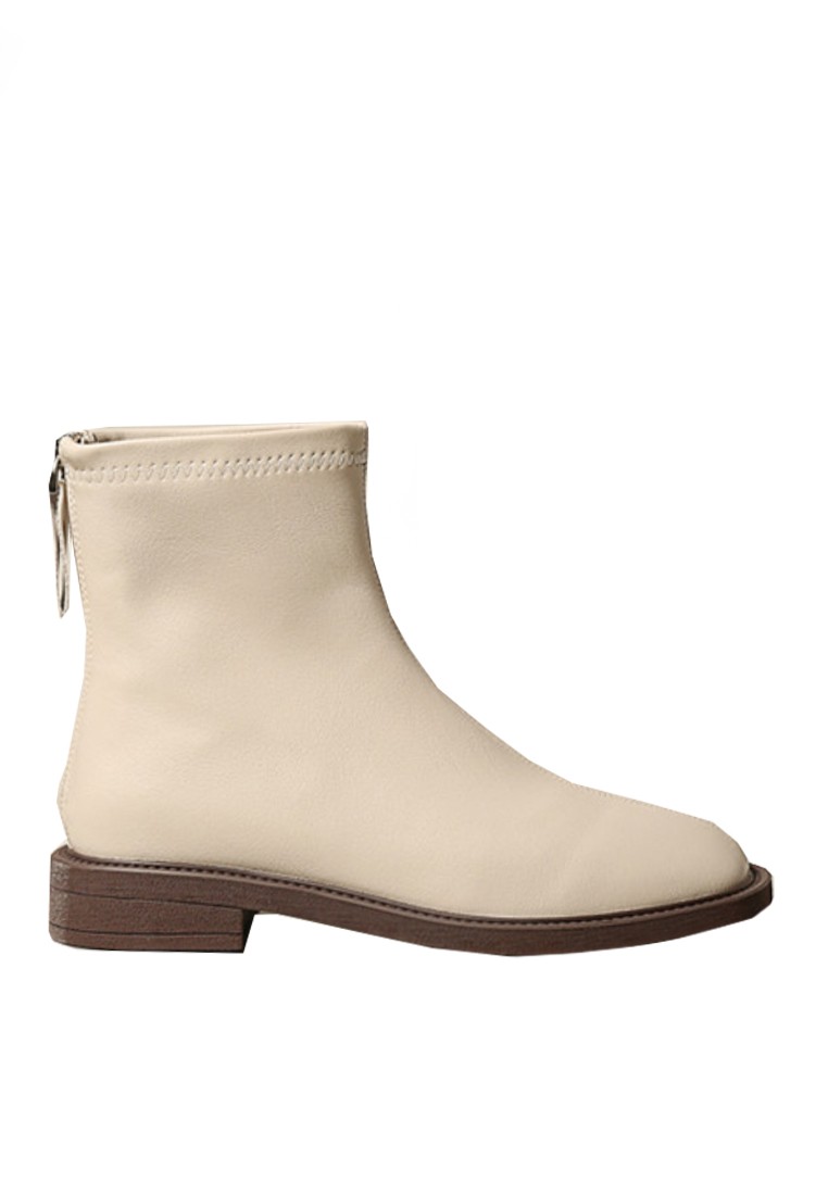 VANSA Fashion Microfiber Leathers Platform Martin Boots VSW-B092