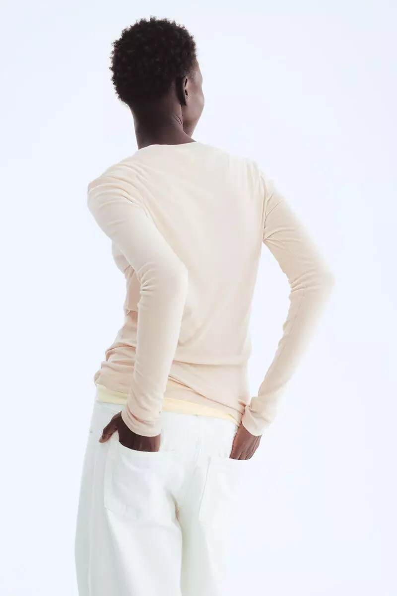 Pima cotton jersey top