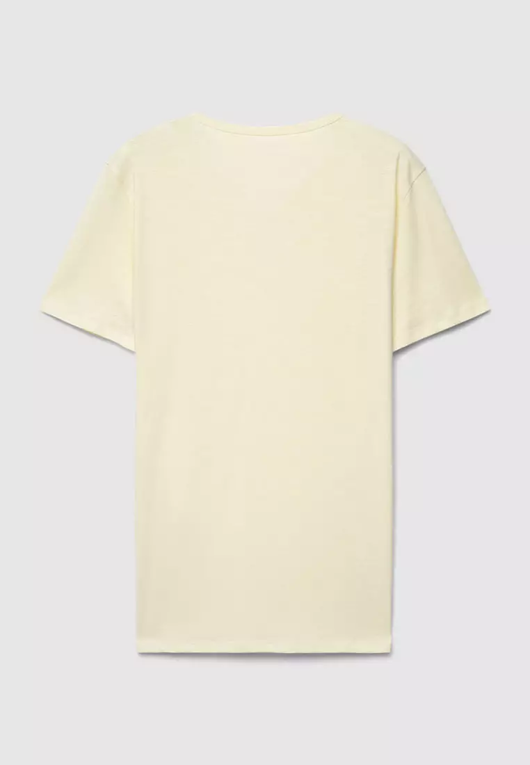 Men's Henley neck T-shirt