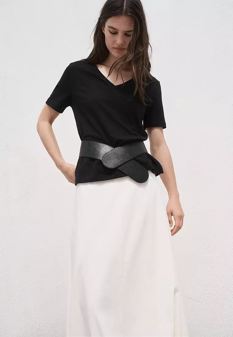 V-Neck Cotton T-Shirt