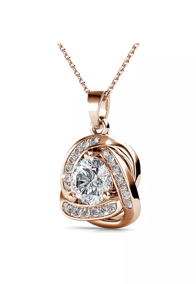 Buy Krystal Couture Celtic Knot Necklace Embellished with