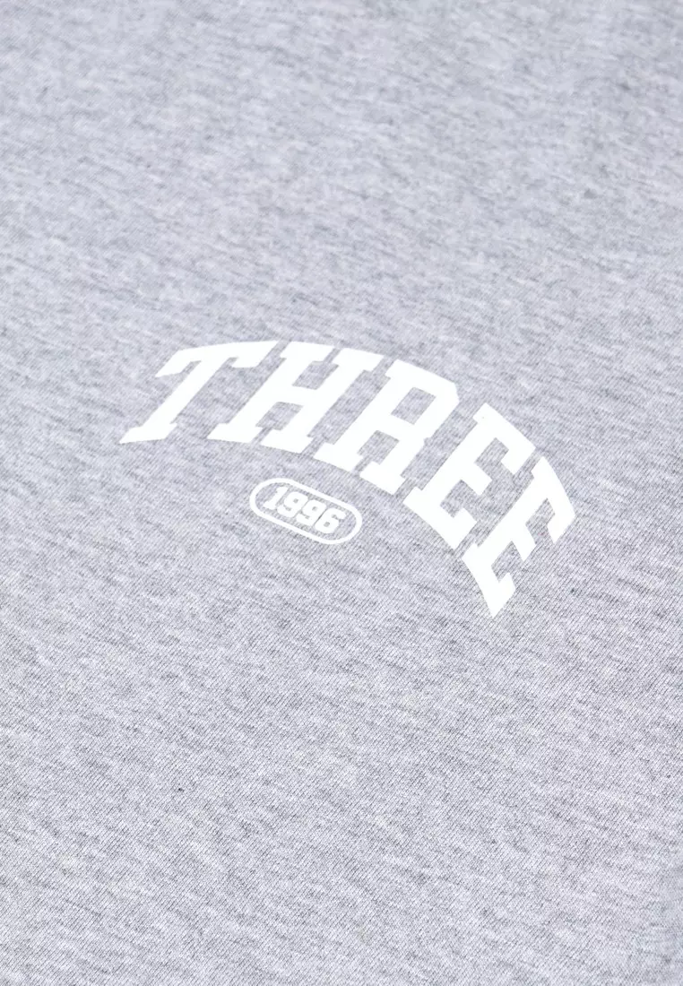 3Second Men's T-Shirt Short Sleeve Relaxed Fit Cotton Sporty Noah C160125